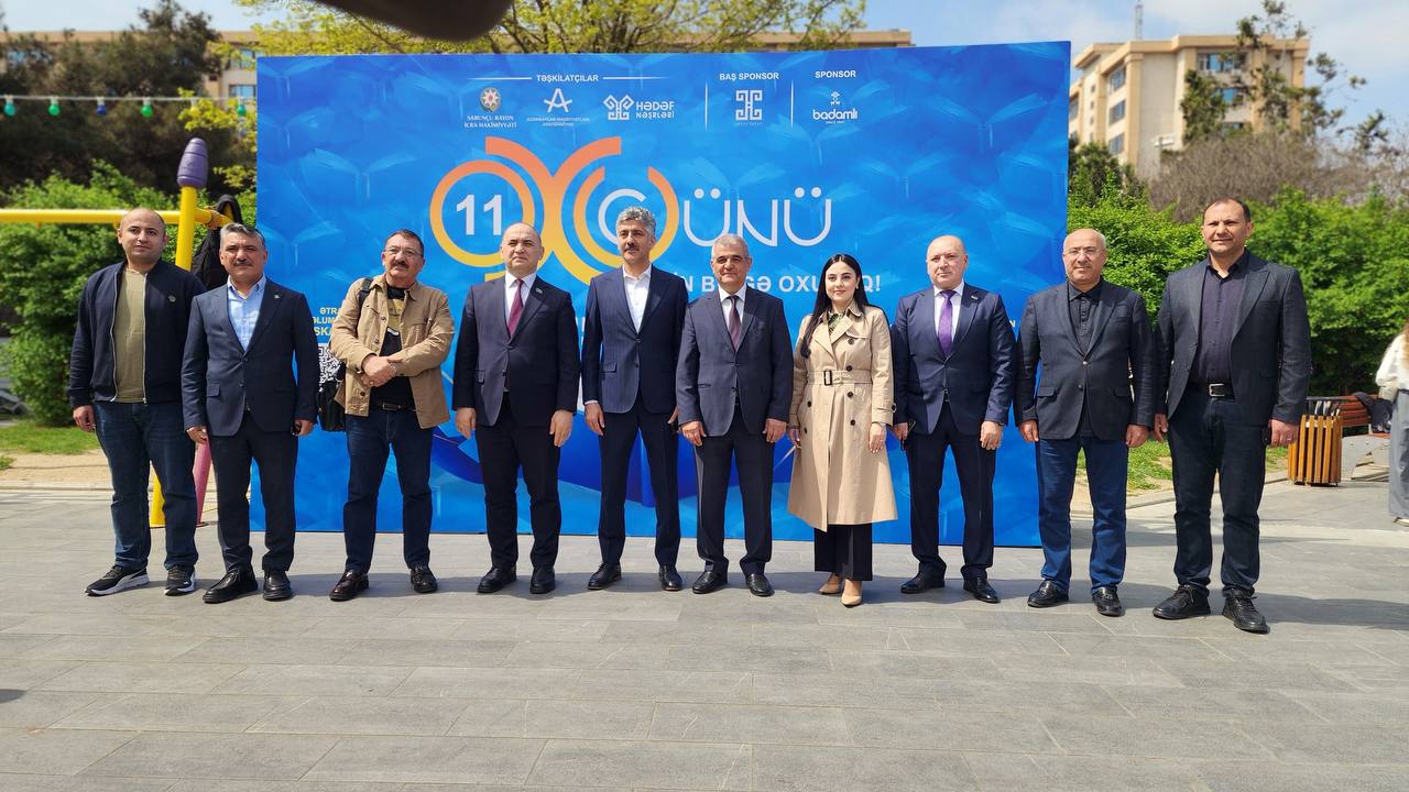 Aprelin 25-26-da Bakıxanov qəsəbəsində yerləşən Heydər Əliyev Parkında “Oxu Günü – 11 Kitab Festivalı” keçirilib.